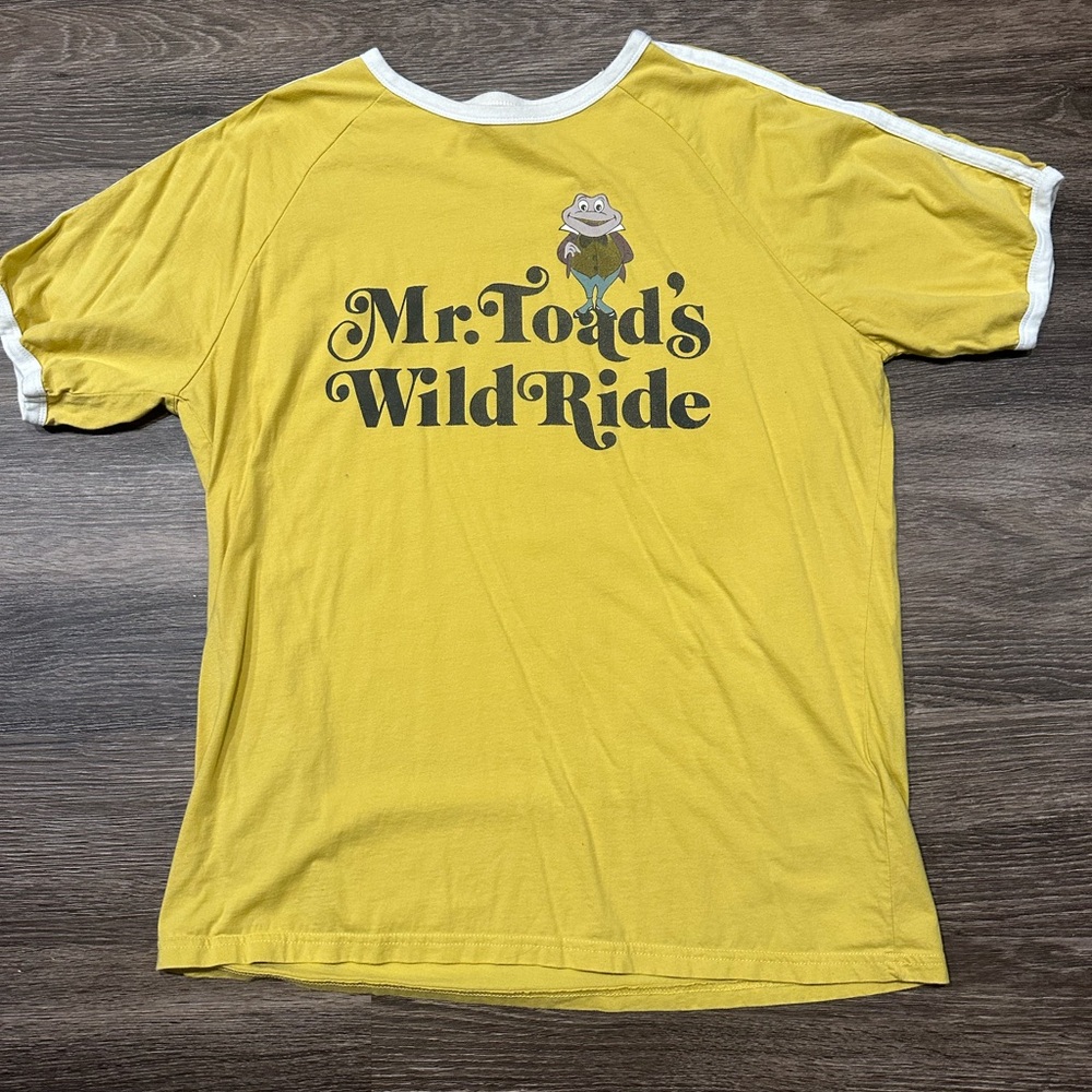 Mr. Toad's Wild Ride Yellow T-Shirt